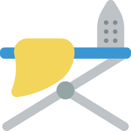 Ironing board Basic Miscellany Flat icon