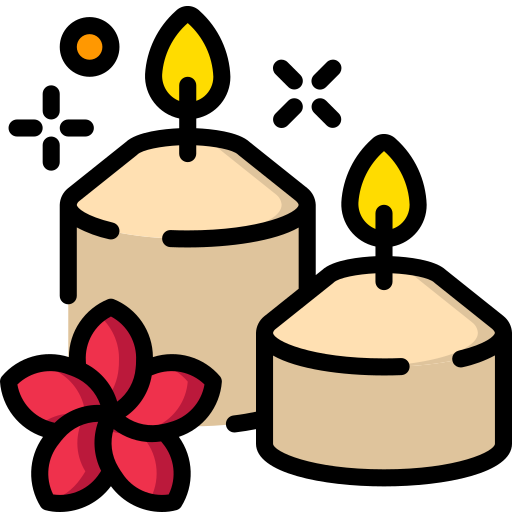 Candle Basic Miscellany Lineal Color icon