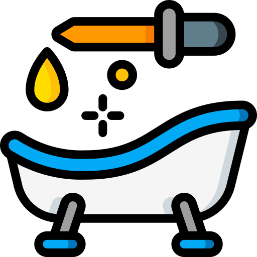 목욕 Basic Miscellany Lineal Color icon