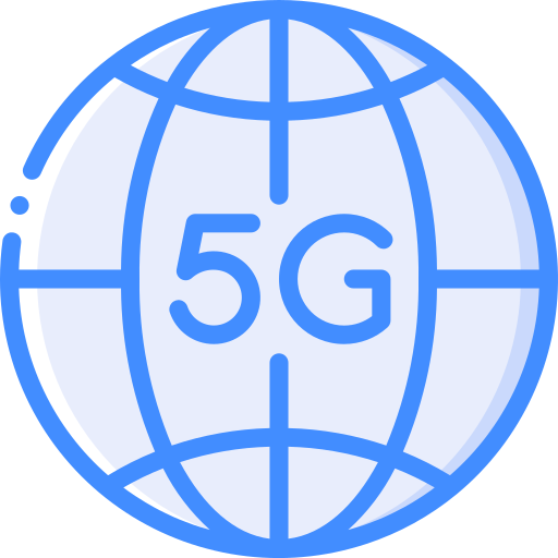 Internet connection Basic Miscellany Blue icon