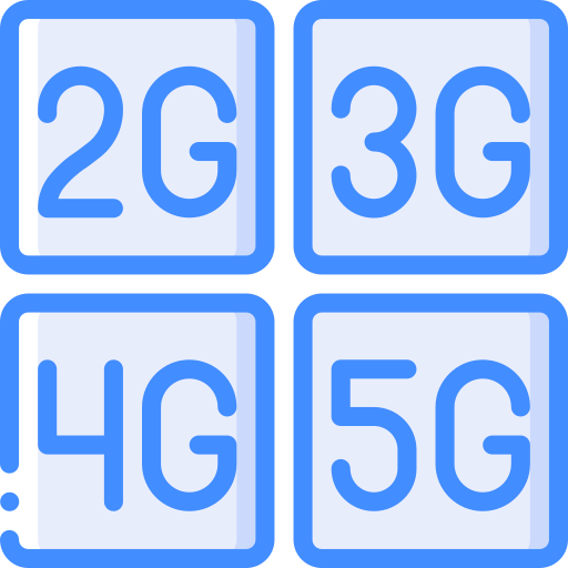 segnale di rete Basic Miscellany Blue icona