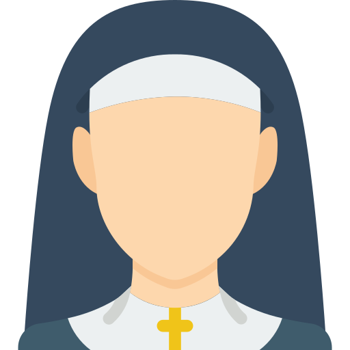 Монахиня Basic Miscellany Flat иконка
