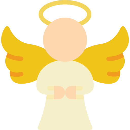 Angel Basic Miscellany Flat icon