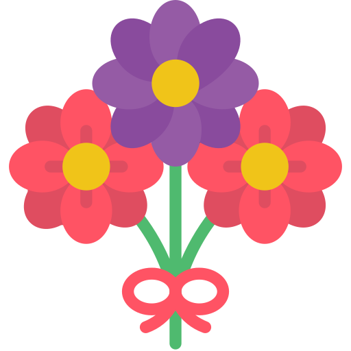 ramo de flores Basic Miscellany Flat icono
