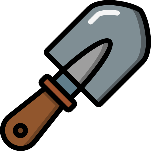 Shovel Basic Miscellany Lineal Color icon