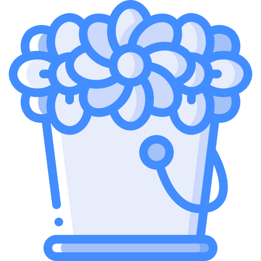 Flowers Basic Miscellany Blue icon
