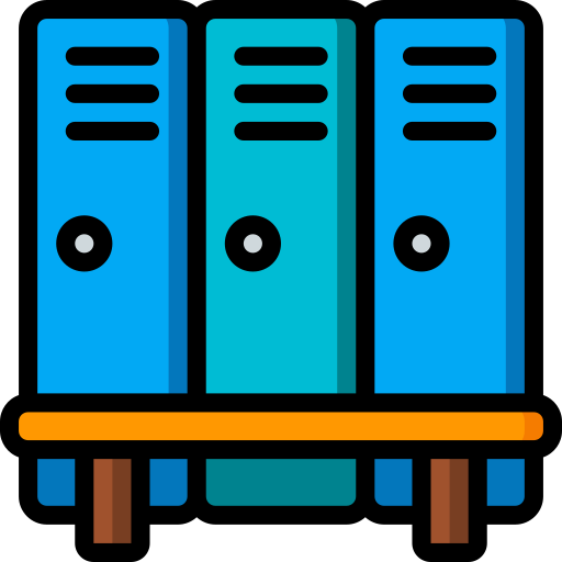 Lockers Basic Miscellany Lineal Color icon