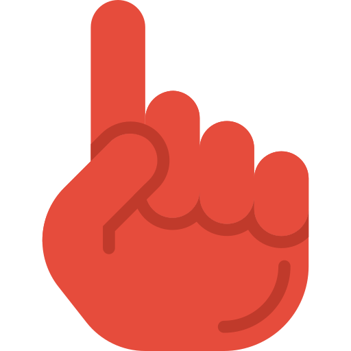Finger Basic Miscellany Flat icon