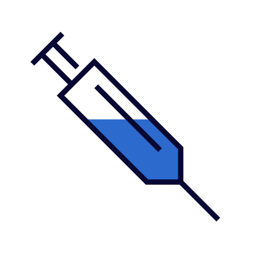 주사기 Generic Blue icon