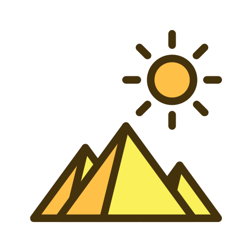 piramidi Generic Outline Color icona