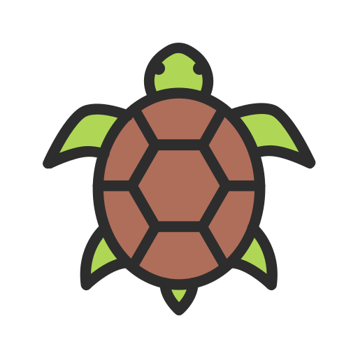 tortuga Generic Outline Color icono