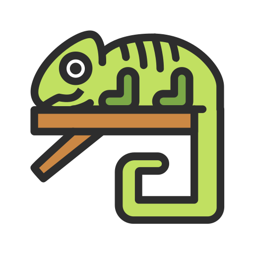 Iguana Generic Outline Color icon