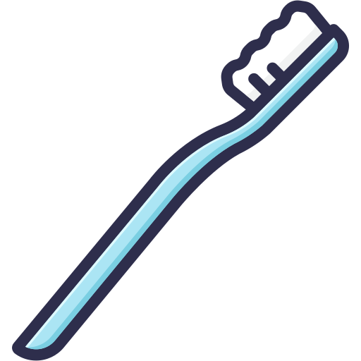 brosse à dents Generic Outline Color Icône