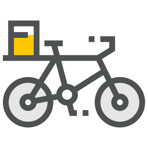 bicicleta Generic Outline Color icono