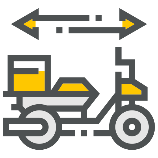 Motorcycle Generic Outline Color icon