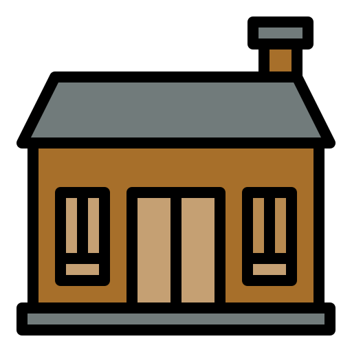 Cottage Generic Outline Color icon