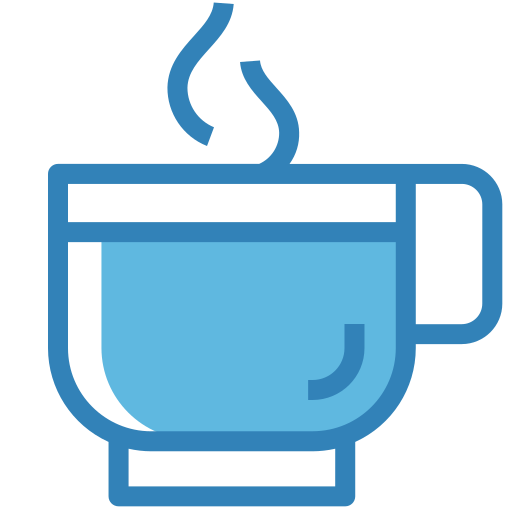 caffè caldo Generic Blue icona