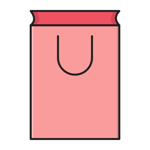 Bag Vector Stall Lineal Color icon
