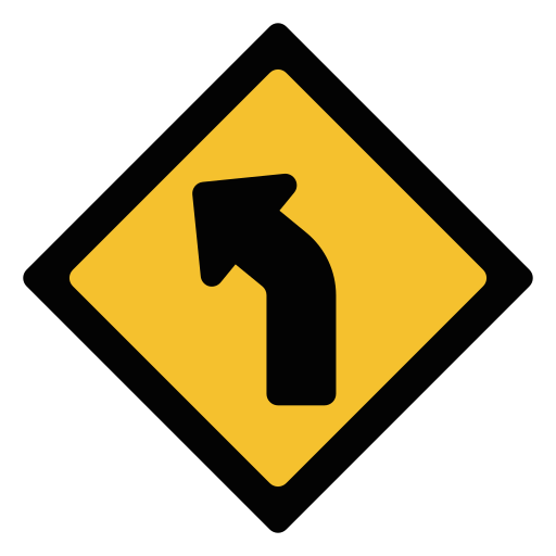 segnale stradale Generic Flat icona