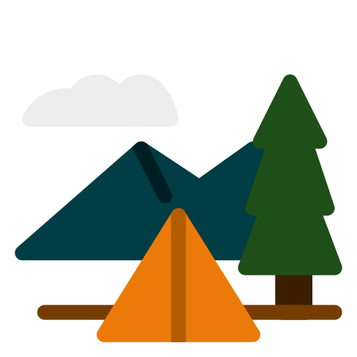 キャンプのテント Generic Flat icon