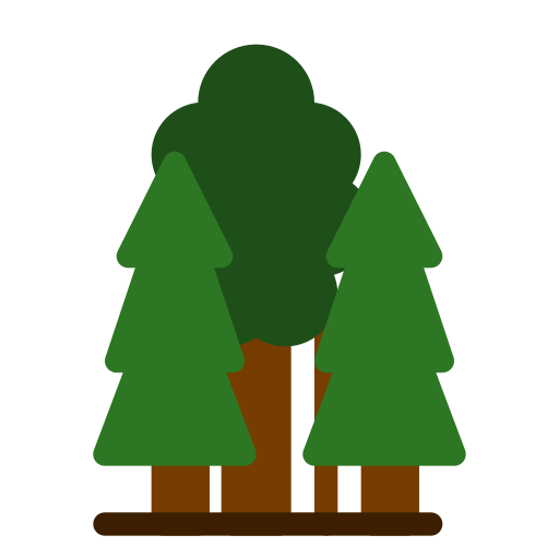 woud Generic Flat icoon