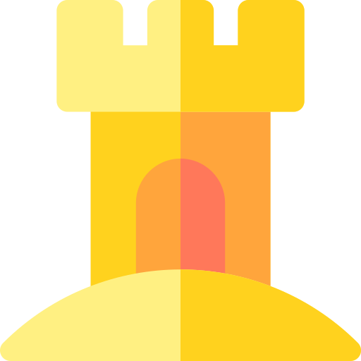모래성 Basic Rounded Flat icon