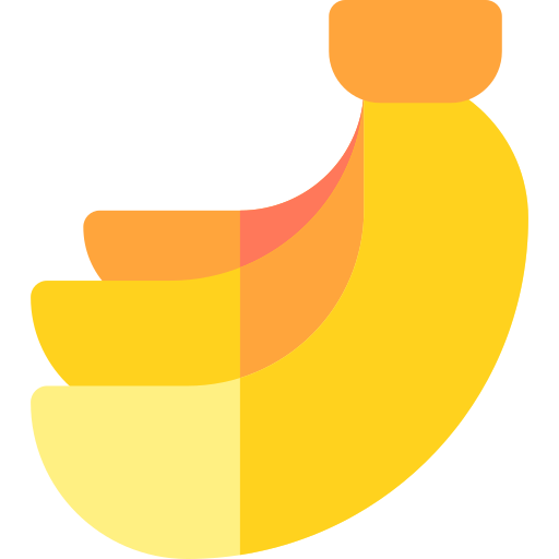 바나나 Basic Rounded Flat icon