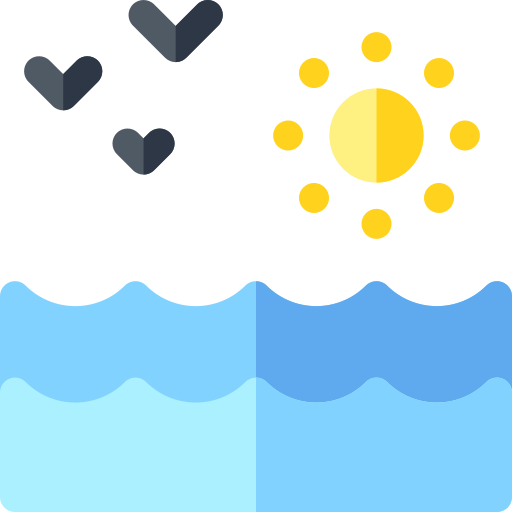 바다 Basic Rounded Flat icon