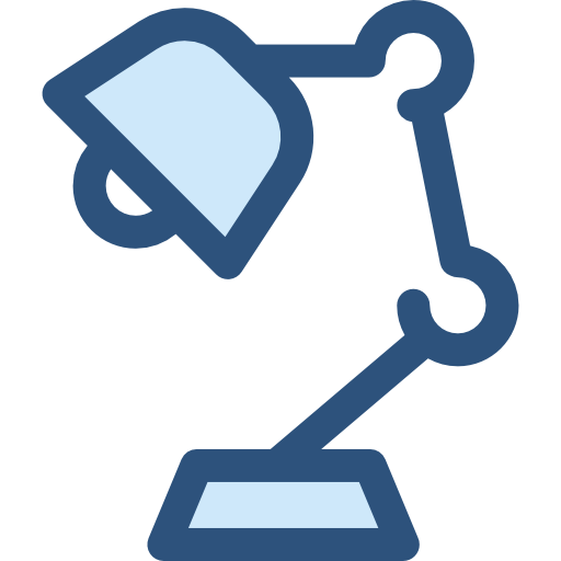 デスクランプ Monochrome Blue icon