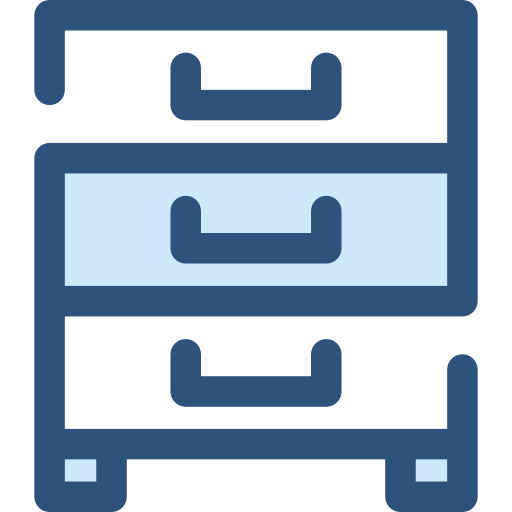 Cabinet Monochrome Blue icon