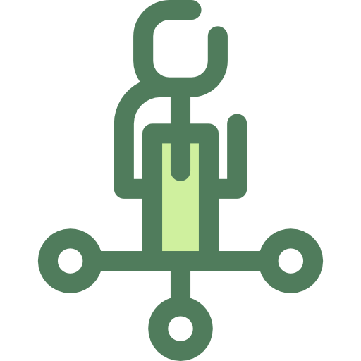 medewerker Monochrome Green icoon