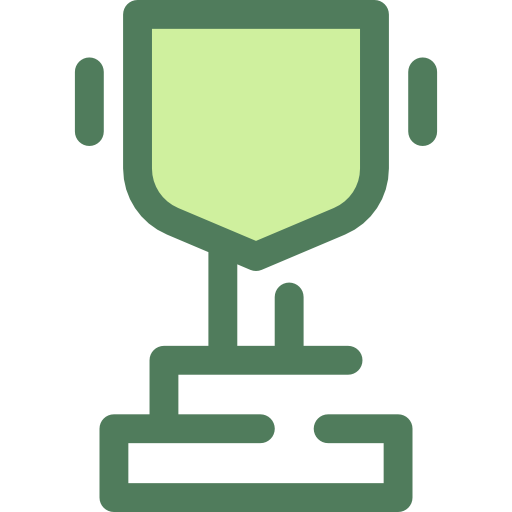 trophäe Monochrome Green icon