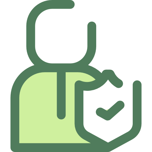 Insurance Monochrome Green icon