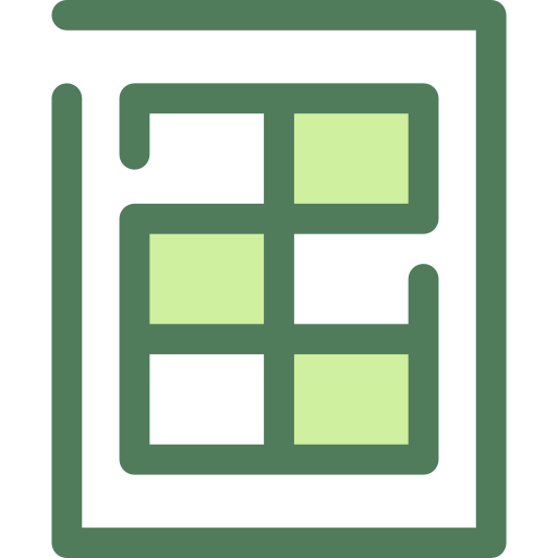財務簿 Monochrome Green icon