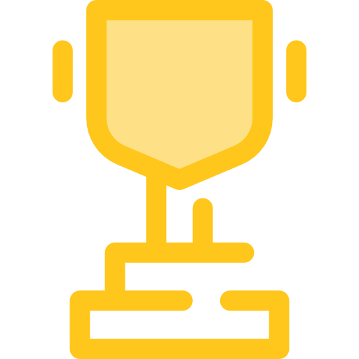 Trophy Monochrome Yellow icon