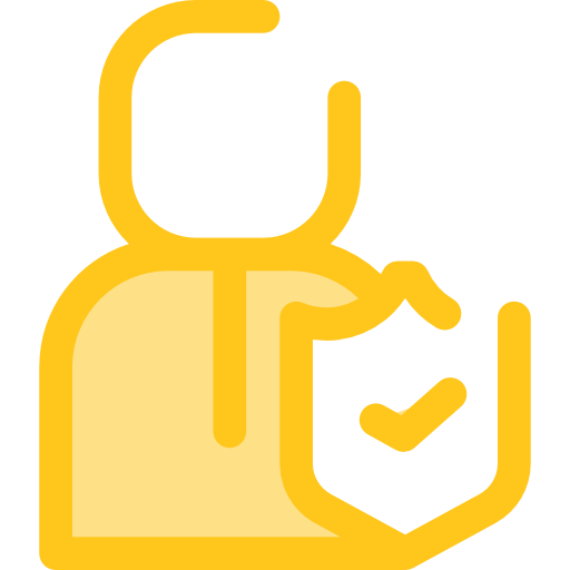 verzekering Monochrome Yellow icoon