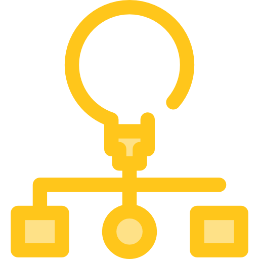 Workflow Monochrome Yellow icon
