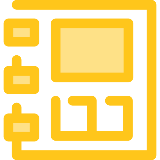 agenda Monochrome Yellow icoon