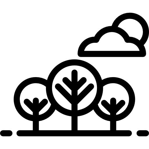 Tree Detailed Rounded Lineal icon