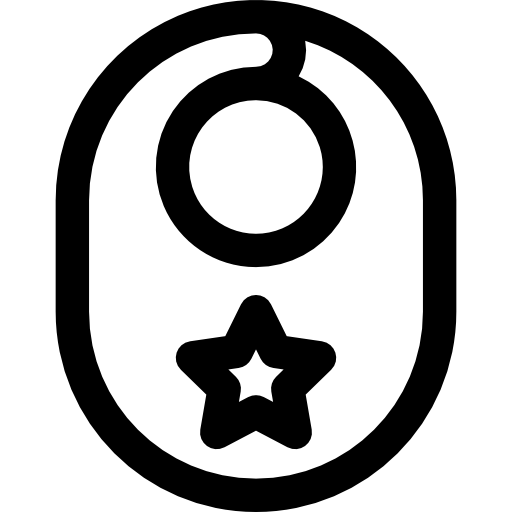 Bib Basic Rounded Lineal icon