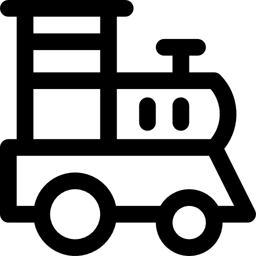 treno Basic Rounded Lineal icona
