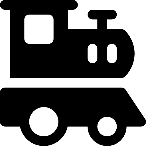 기차 Basic Rounded Filled icon