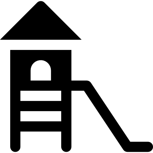 滑り台 Basic Rounded Filled icon