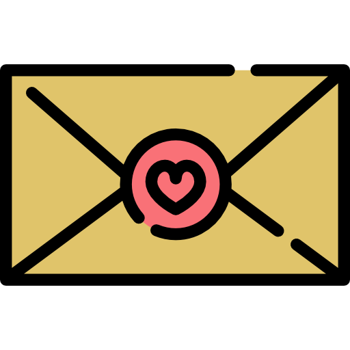 Любовное письмо Special Lineal color иконка