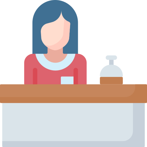 Receptionist Special Flat icon