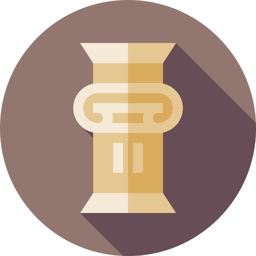 Column Flat Circular Flat icon