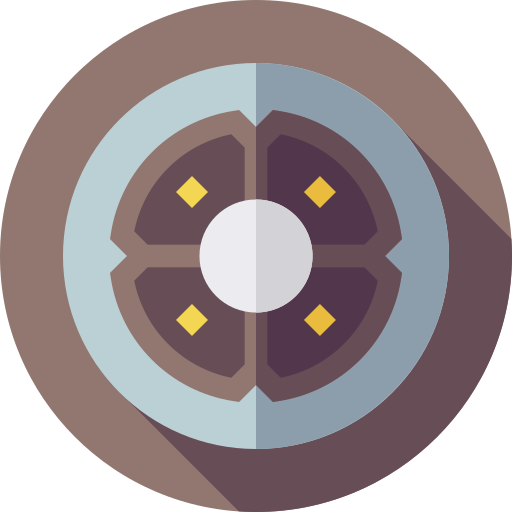 tarcza Flat Circular Flat ikona