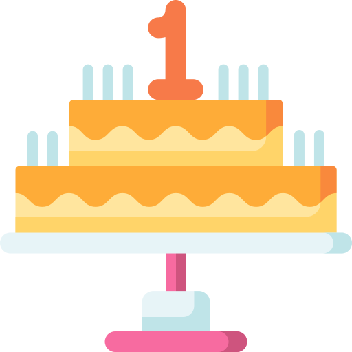 pastel de cumpleaños Special Flat icono