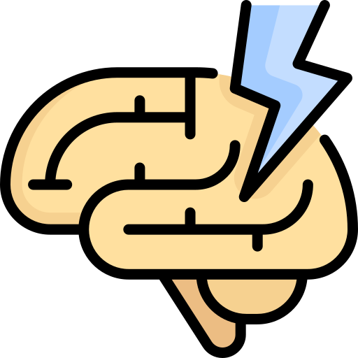 Human brain Special Lineal color icon