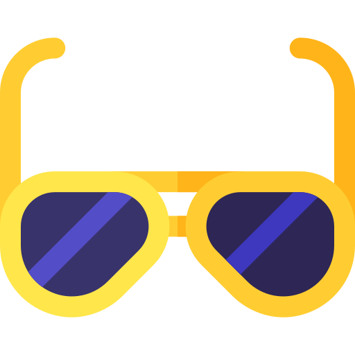 gafas de sol Basic Rounded Flat icono